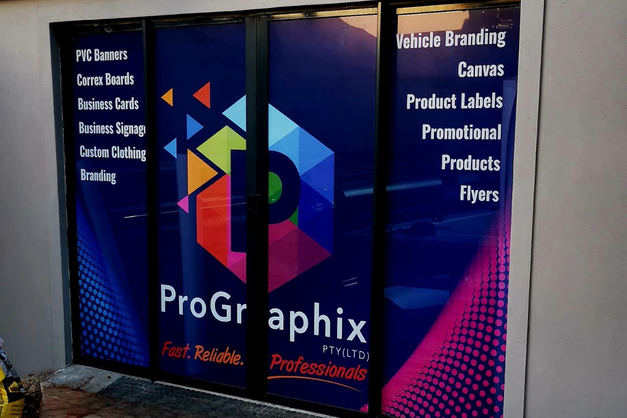 Indoor office signage for financial firm by Prographix.